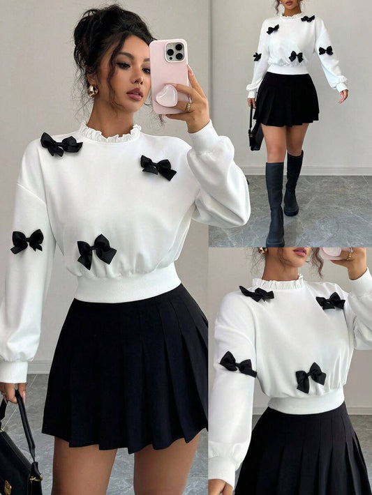 Joann short bow sweauter