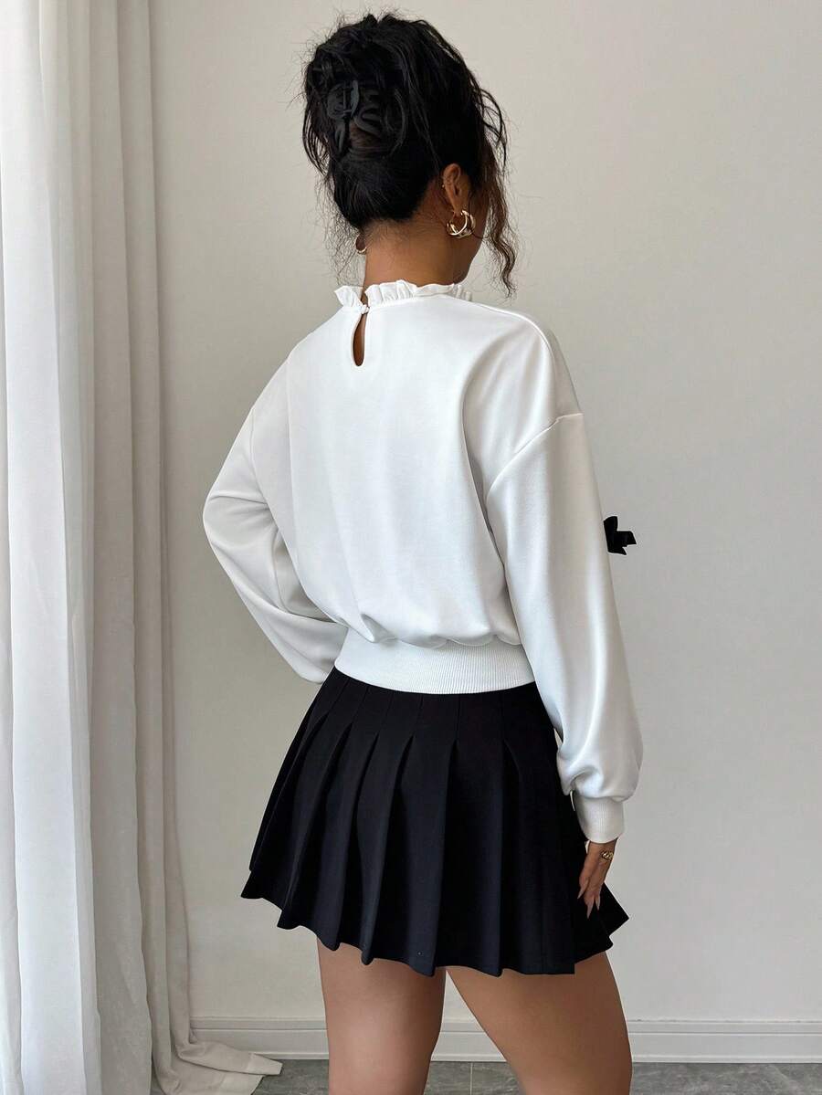 Joann short bow sweauter