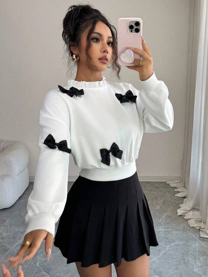 Joann short bow sweauter