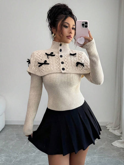 Janey sweater with bows