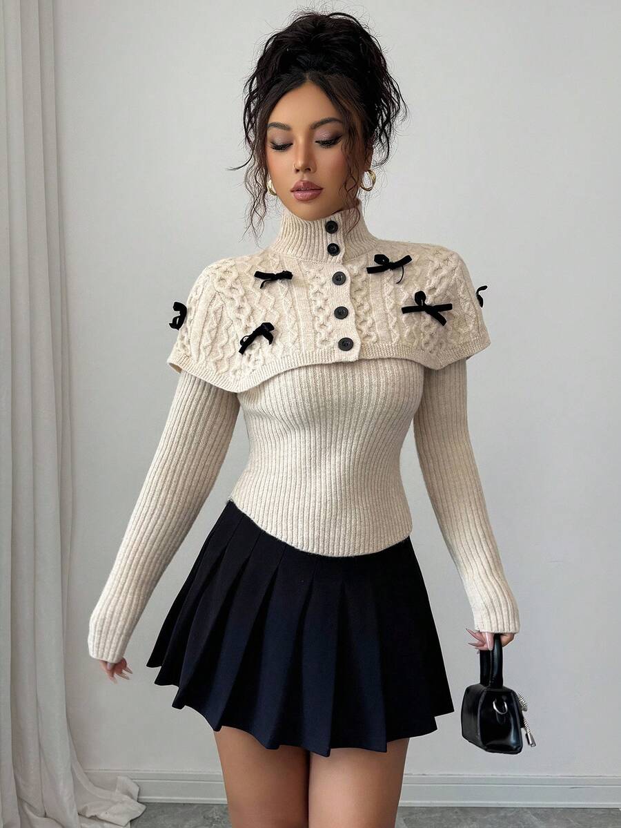 Janey sweater with bows