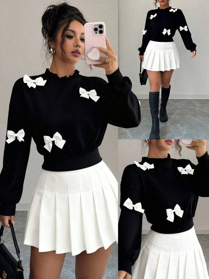 Joann short bow sweauter