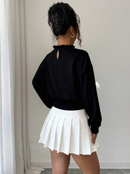 Joann short bow sweauter