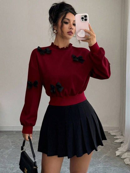 Joann short bow sweauter