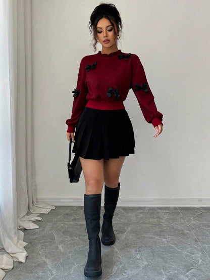 Joann short bow sweauter