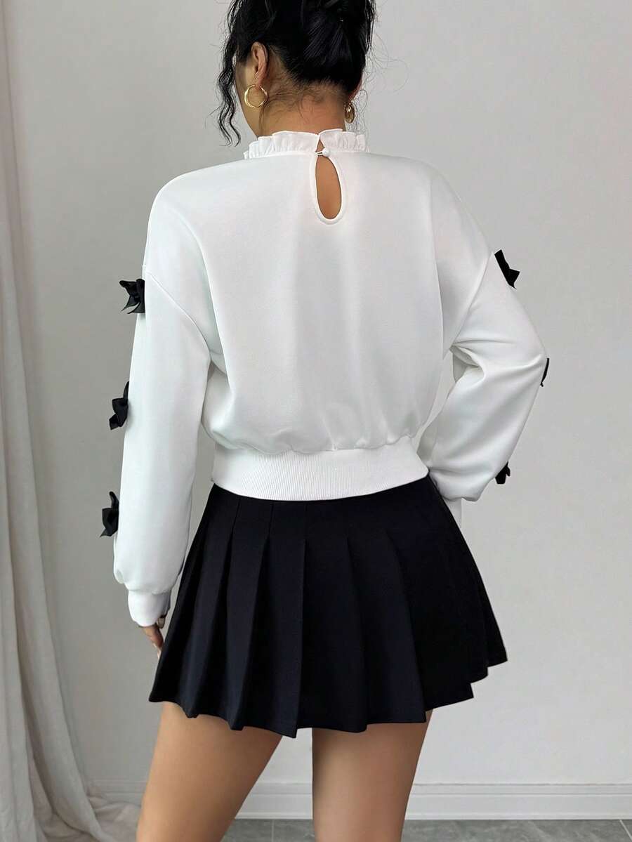 Joann short bow sweauter