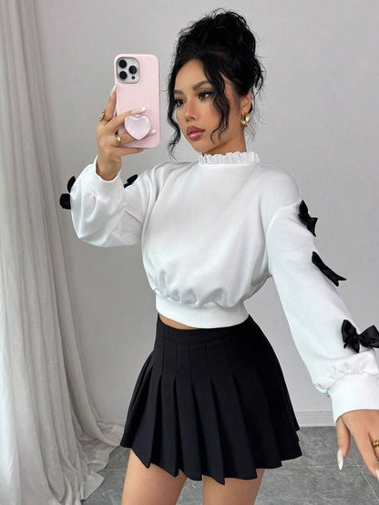 Joann short bow sweauter