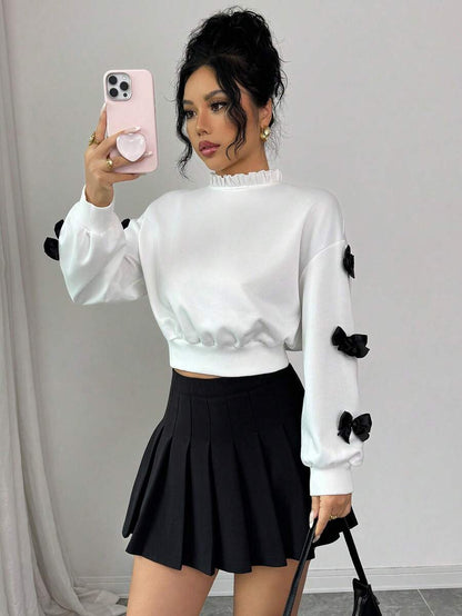 Joann short bow sweauter