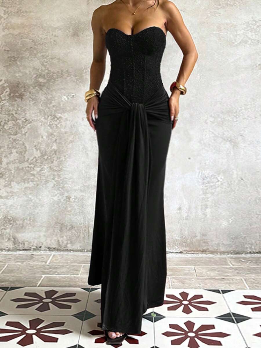 Abito bordeaux Steffi