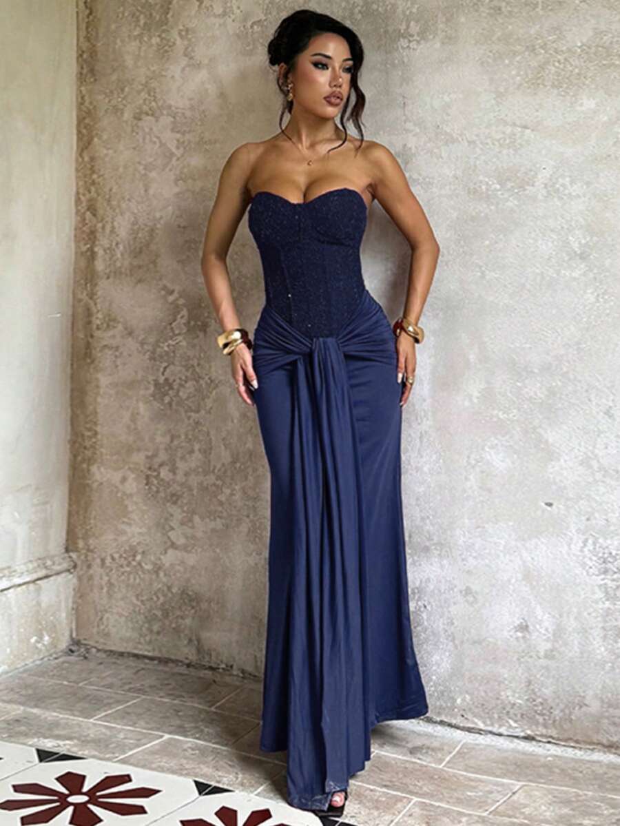 Abito bordeaux Steffi