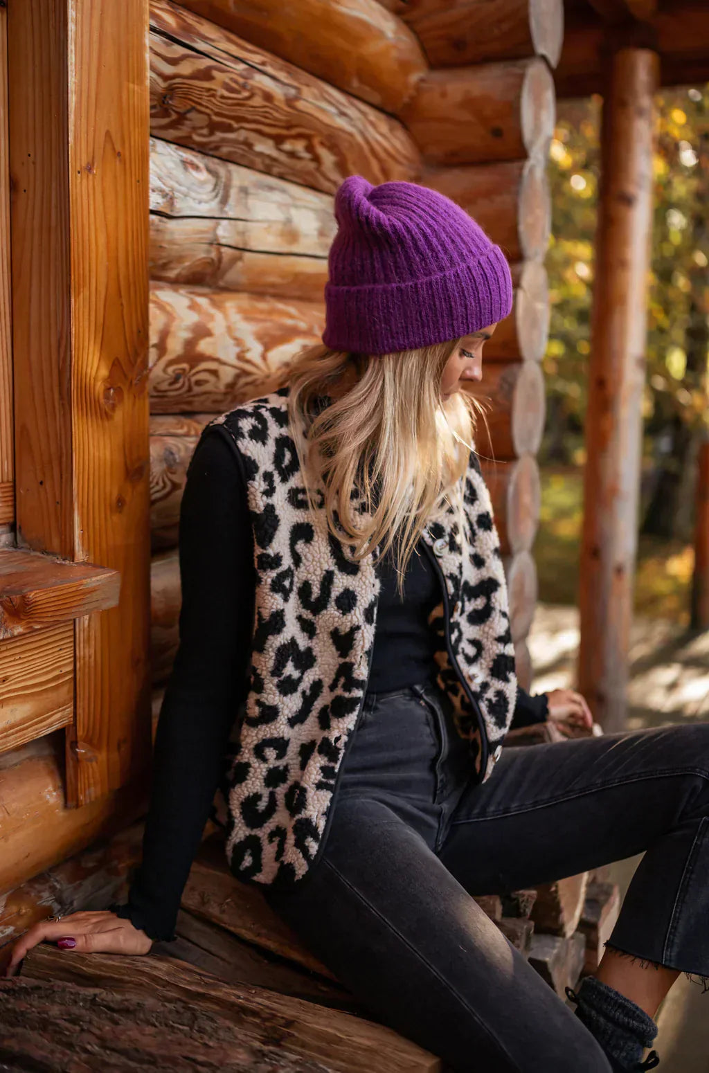 Vittoria - Leopard Knitted Vest