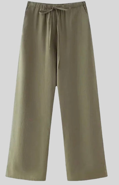 Myla two piece linen set