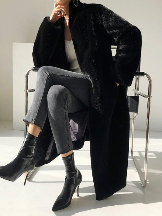 Dana fluffy soft coat