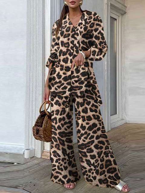 Christina leopard set