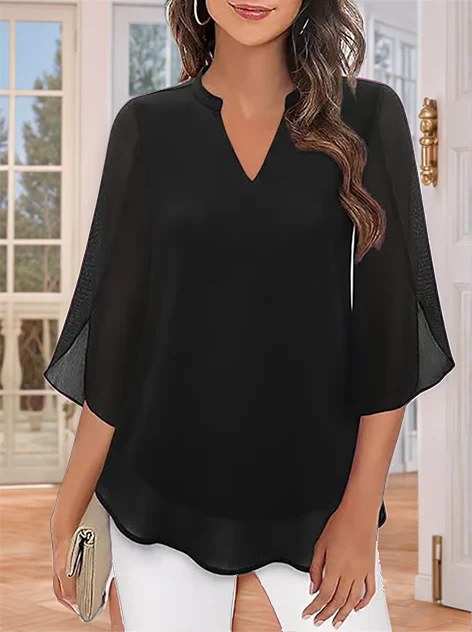 Amaltea – Blusa a Strati Elegante
