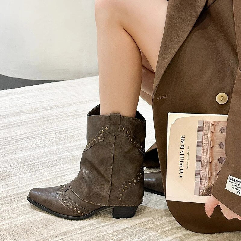 Katie high Heel Ankle Boots